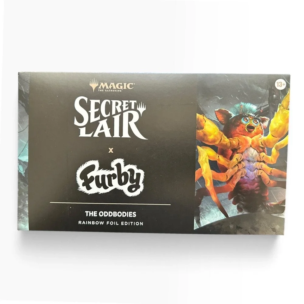 Magic The Gathering Secret Lair x Furby The Oddbodies Rainbow Foil Edition NEW